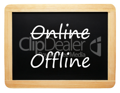 Online / Offline - Business Concept