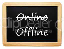Online / Offline - Business Concept