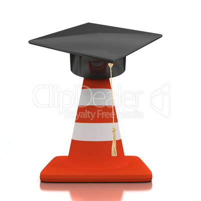 Bachelor's hat and cone