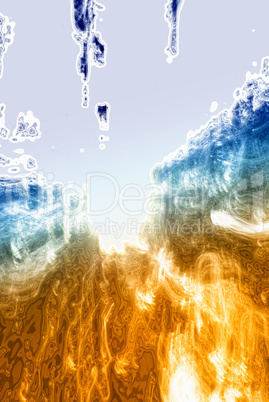 Fire and Ice Background