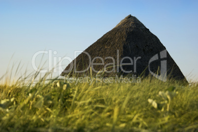 Hütte in den Dünen