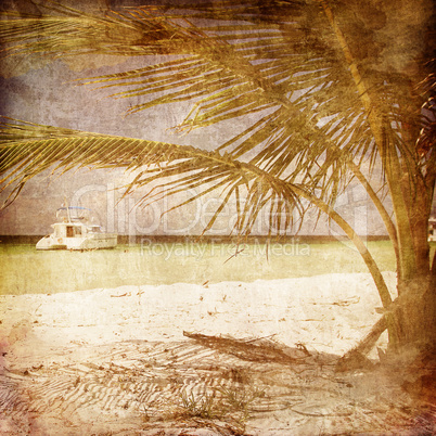 Ship under Palm
