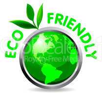 Eco glossy icon