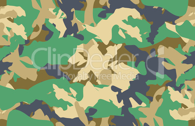 Camouflage seamless vector