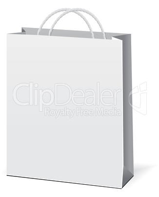 Vector shopping paper bags