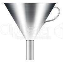funnel made of stainless steel