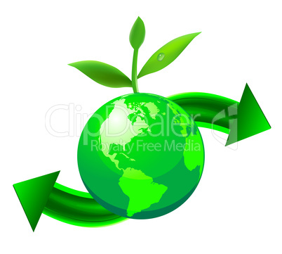 green globe