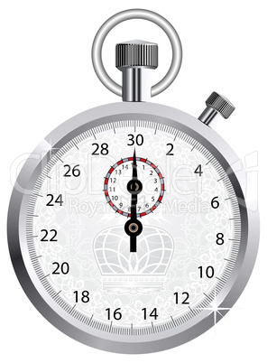 Vector crown stopwatch