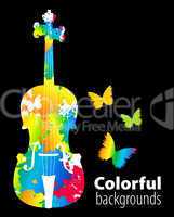 cello, violoncello color background