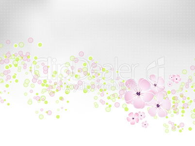Light flower background - Blumen Hintergrund
