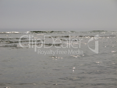 grey seascape