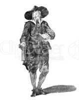 Costume of an oliverian in 1650