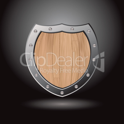 Wood shield blank light