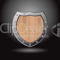 Wood shield blank light