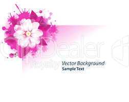 Flowervector background