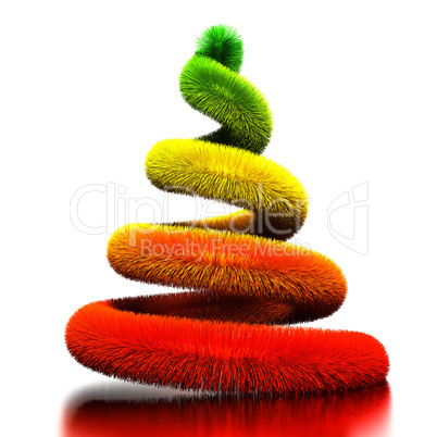 Spiral as Christmas tree