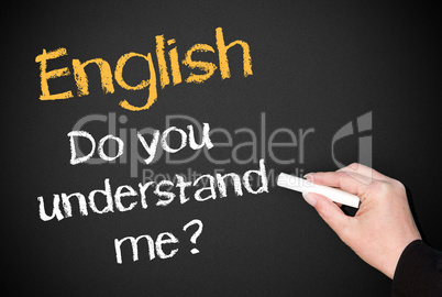 English - Do you understand me ?