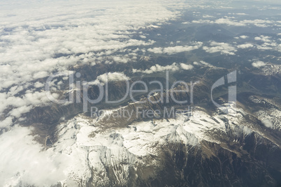 flight over Alps