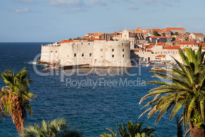 Dubrovnik on the Adriatic Sea