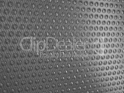 Carbon fibre surface with round shapes