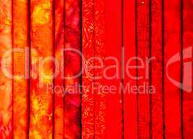 Rote Stoffmuster Red fabric samples