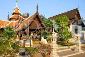 Beschauliche Tempelanlage in Thailand
