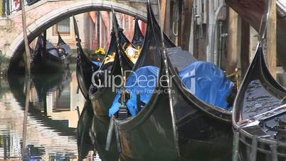 Gondolas in Venedig