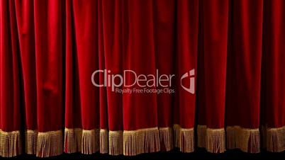 red theatre curtain - theatervorhang v1