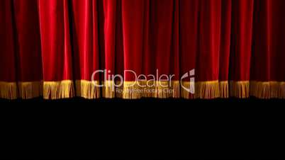 red theatre curtain - theatervorhang v2