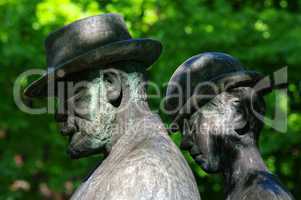 Statue Zille Denkmal im Köllnischen Park Berlin