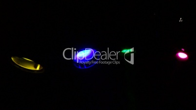 Various Color Lights in Night Club (Loop)