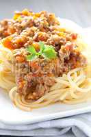 Nudeln mit Bolognese / pasta with bolognese