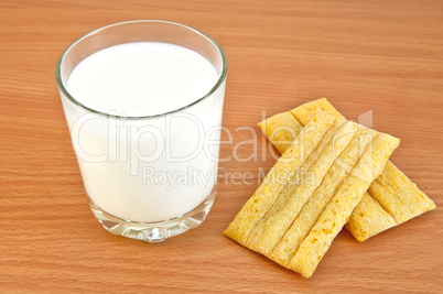 Milk loaves on a board