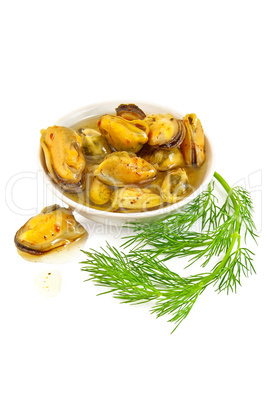 Mussels with fennel