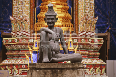 Detail of a Thailand Temple, Bangkok