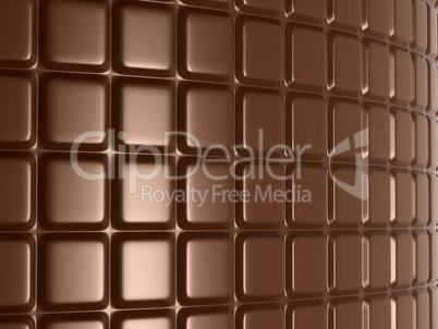 Sweet food: large chocolate bar