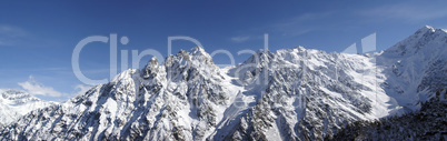 Panorama Caucasus Mountains