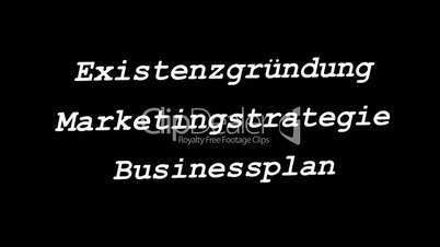Existenzgründung - Marketing - Businessplan