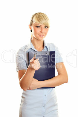 Close-up of a female doctor smiling with