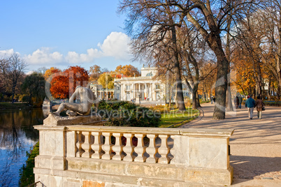 Lazienki Park in Warsaw