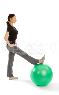 Woman doing Pilates Exercise