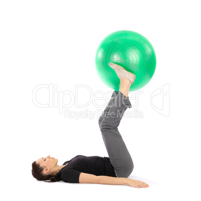 Woman doing Pilates Exercise