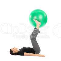 Woman doing Pilates Exercise