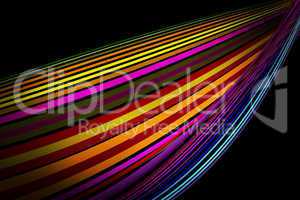 Abstract Colorful Lines Pattern