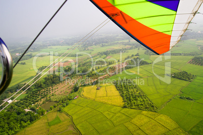 Aerial View of Rural Thailand