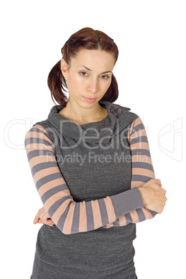 Young Woman with Arms Crossed