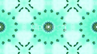 green butterfly circle pattern and smoke.lotus,Buddhism Mandala flower,kaleidoscope,oriental religion texture.