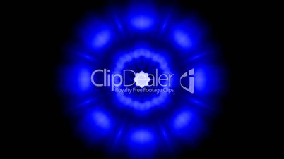 animation of blue fancy light,Buddhism Mandala flower,kaleidoscope,oriental religion texture.