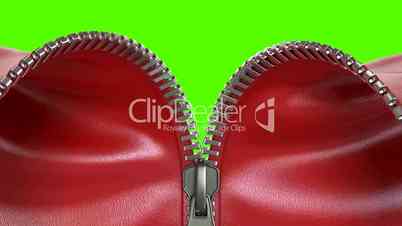 unzipping a zipper