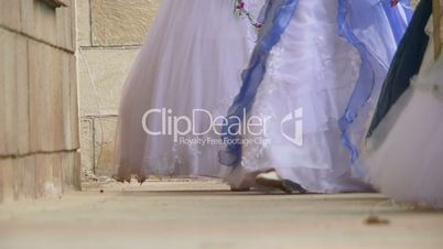 Beautiful walk brides